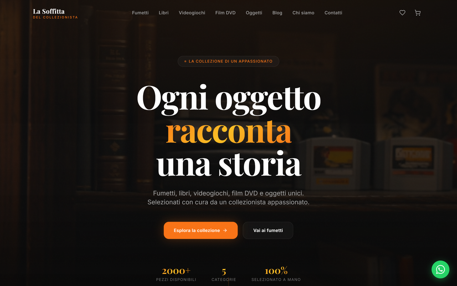 Anteprima di un e-commerce realizzato